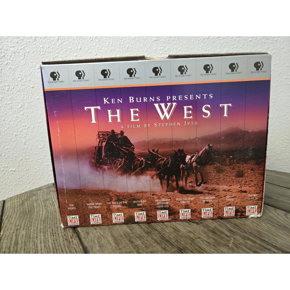 The West PBS Home Video Time Life VHS A Film By Stephen Ives/Ken Burns READ